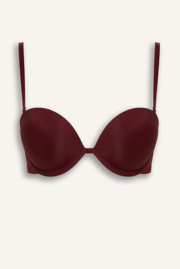 Micro Covered Half Padded Underwire Strapless Bra T8481Az26Au