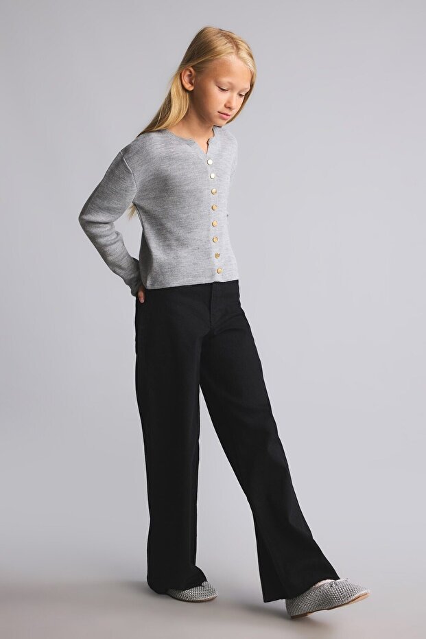 Flare Fit Comfortable Spanish Flared Jean Pants Girls I4938A826Au