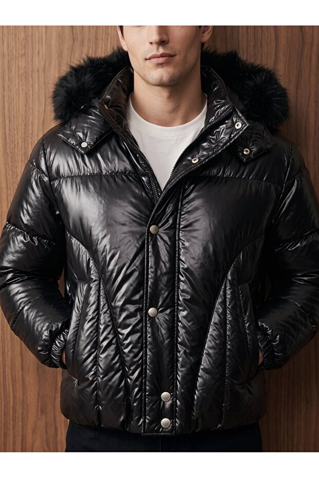 Men's Hooded Puffer Jacket