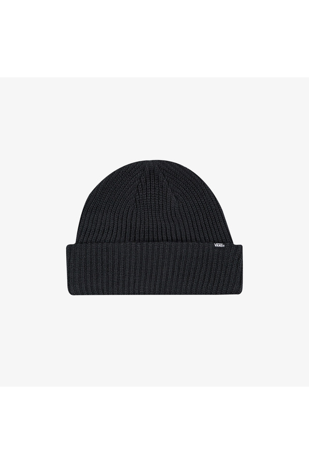 Core Basic Cuff Unisex Black Beanie