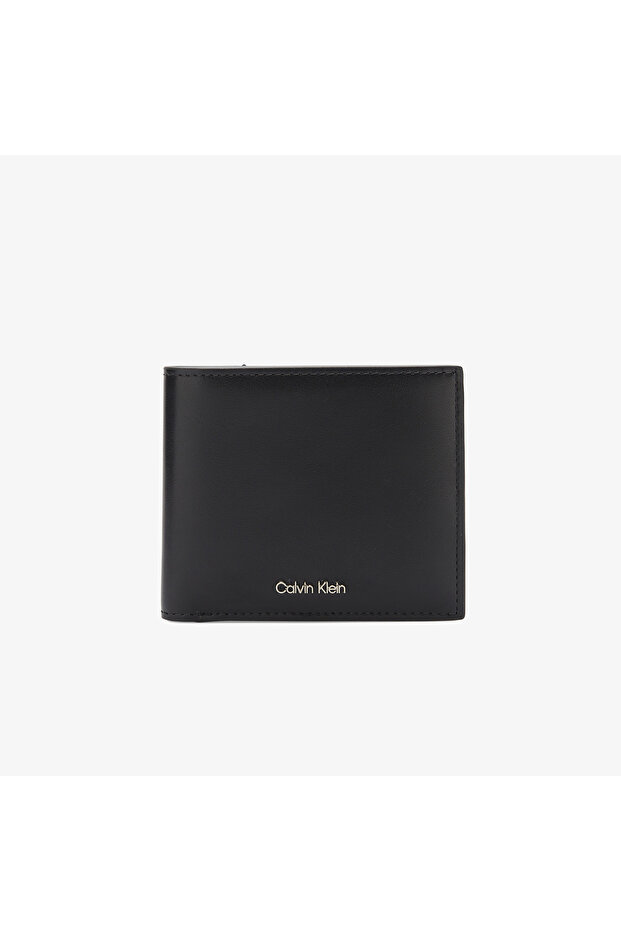 Raised Bill Fold Men's Black Wallet