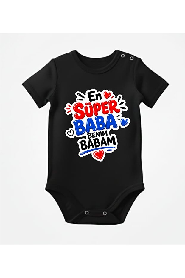The Best Super Dad Gift for Dad 22 Printed Baby Body Zibin