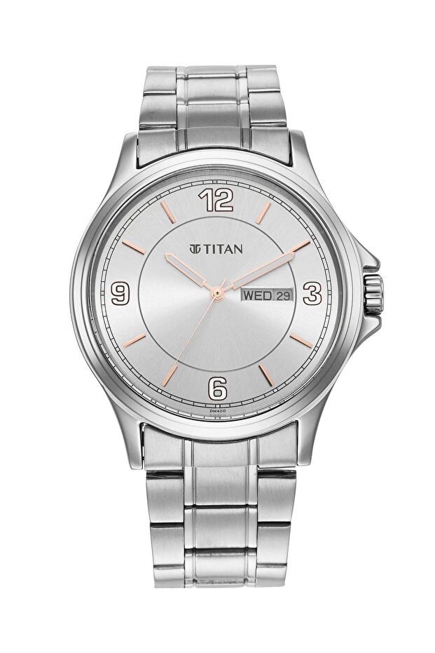 Men's Watch Silver Dial Silver Stainless Steel Strap, 1870SM01