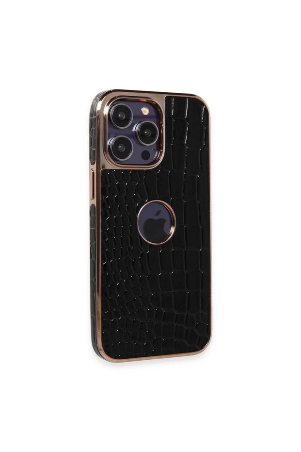 Apple iphone 14 pro max snake cover case - black