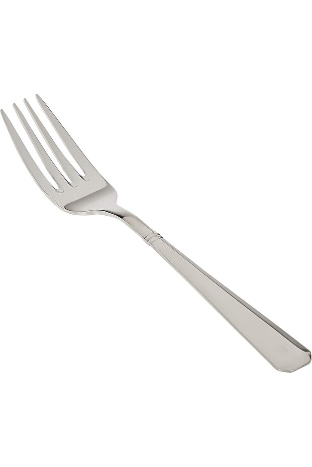 Stainless Steel Dessert Fork - Silver