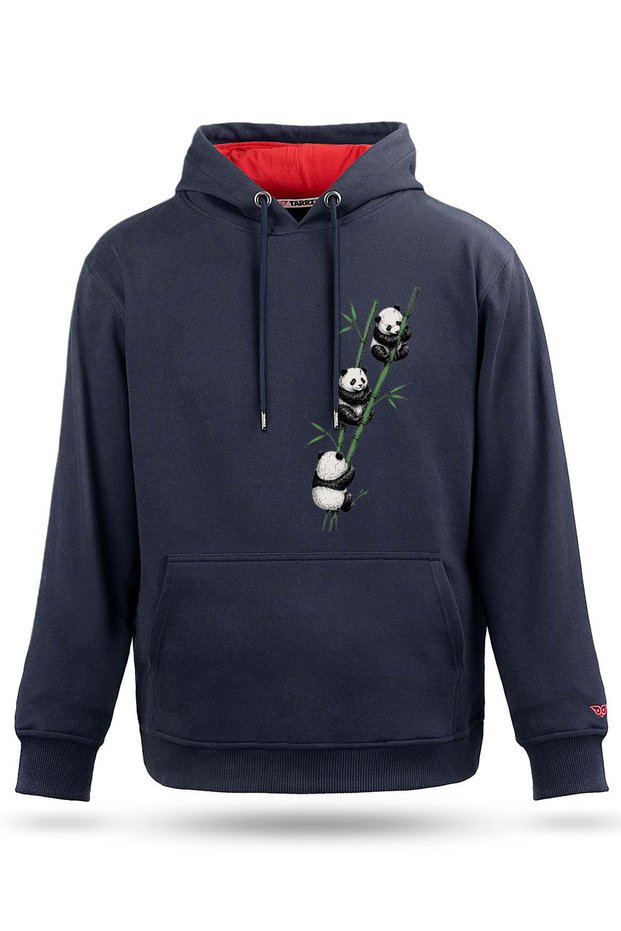 Unisex Design Sweatshirt Panda Design Hooded Sweatshirt