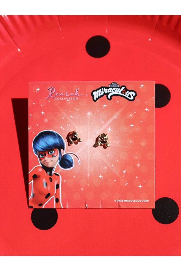 Miraculous ®   Ladybug Nail Earrings