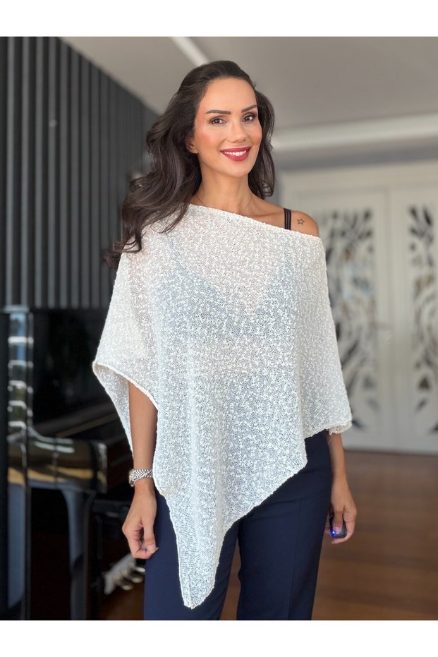 Ekru Panço Model Triko