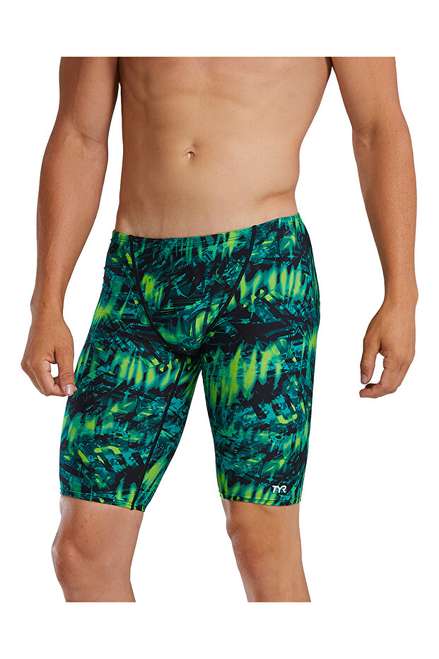 Men's Jammer Training Swimsuit Seismo Durafast Lite Green