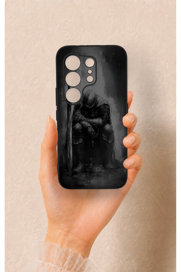 Tecno Camon 50 Pro 4g Compatible Yorgun Şövalye Patterned Silicone Case