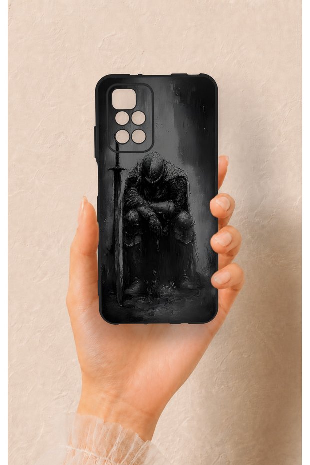 Redmi 10 2022 Compatible Tired Knight Patterned Silicone Case