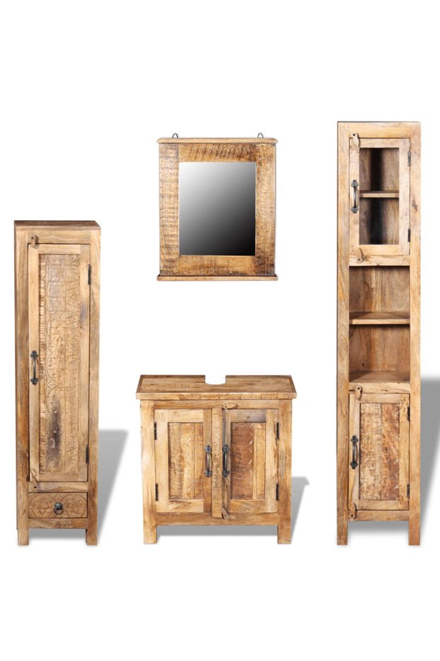 Bathroom Set - Brown