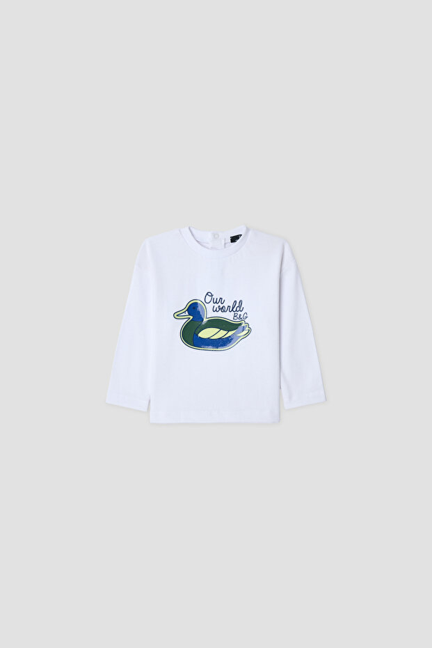 Baby Boy White Tshirt