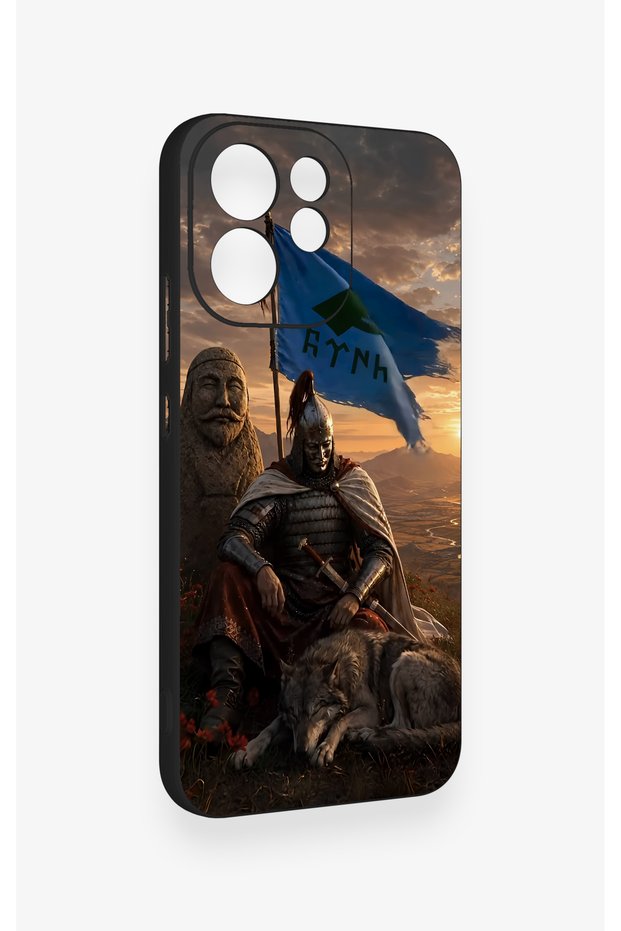 Oppo Reno 15F Compatible Kıpçak Military Patterned Silicone Case