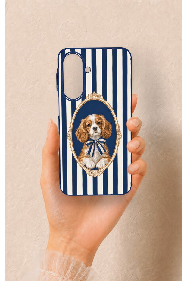 Samsung A27 Compatible Cute Dog Pattern Silicone Case