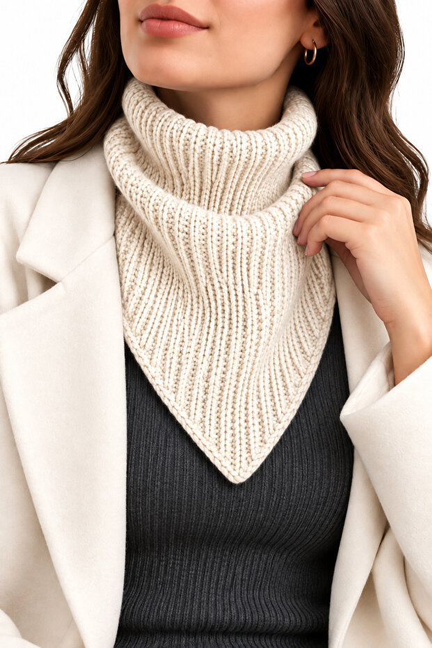 Women's Neck Collar Triangle Scarf Collar Winter Neck Accessory