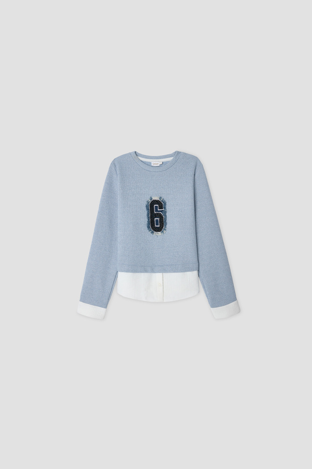 Girl Blue Blouse