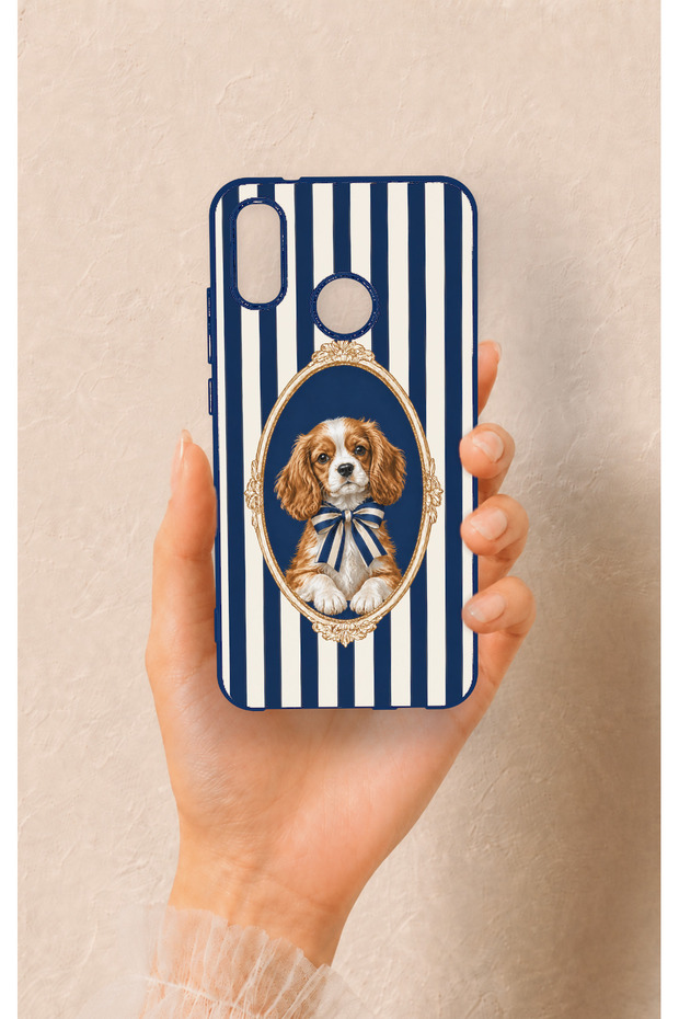 Huawei P20 Lite Compatible Cute Dog Pattern Silicone Case