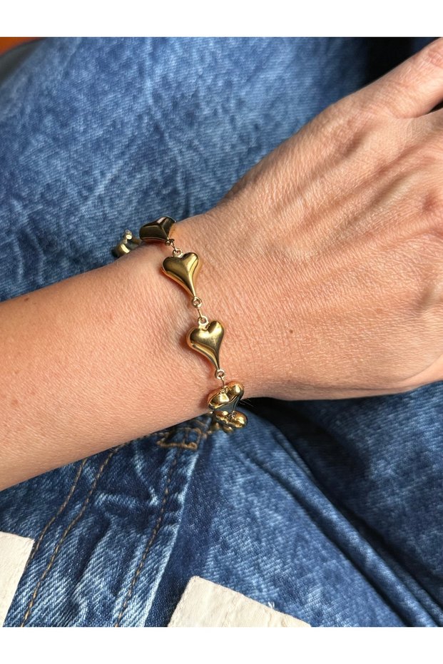 316 L Stainless Steel Heart Bracelet