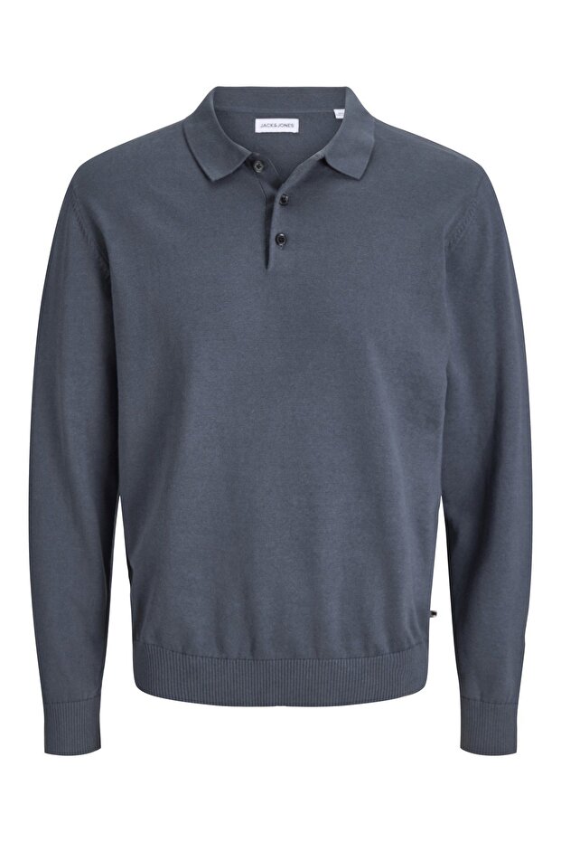 Jjebasic Knit Ls Polo Sn