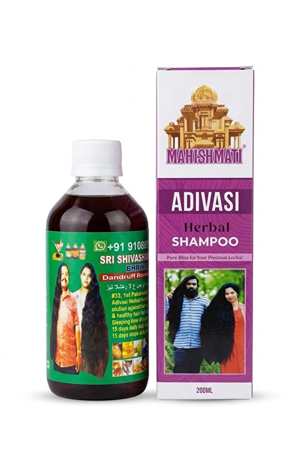 Bhrungamalaka 108 Herbal Oil 200ml & herbal shampoo 200ml