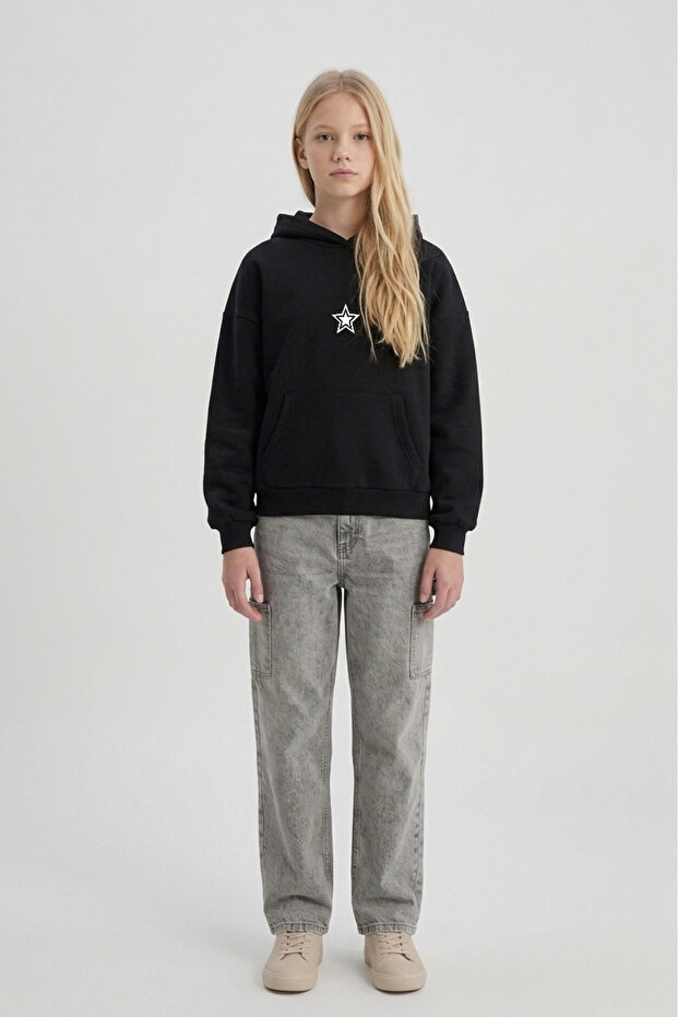 Premium sweatshirt for kids with star print