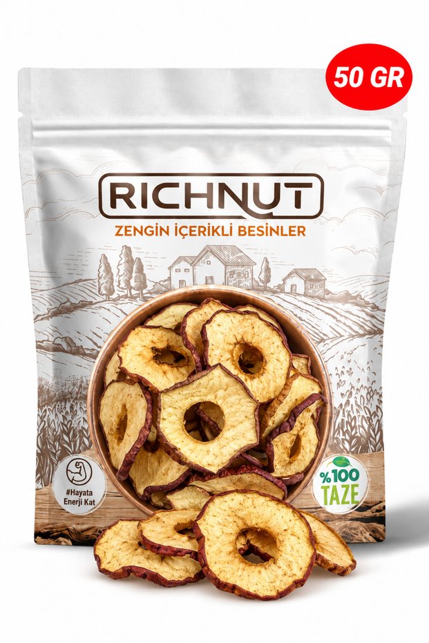 Dried Apples (Natural Drying Without Sugar)