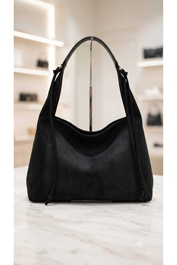 Women's Suede Casual Large Volume Shoulder Bag