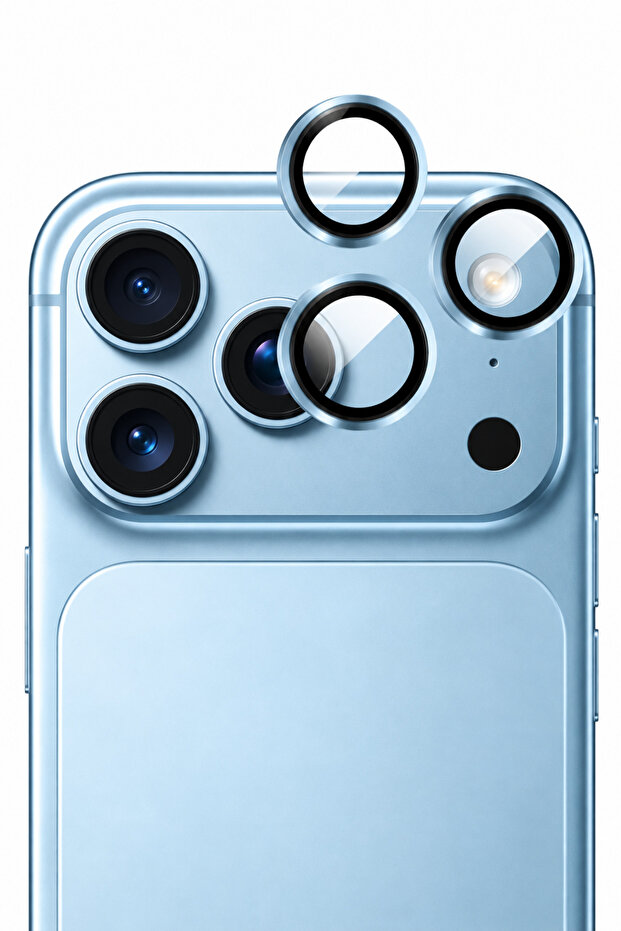 واقي عدسة الكاميرا من الياقوت الفاخر المتوافق مع iPhone 18 Pro / 18 Pro Max