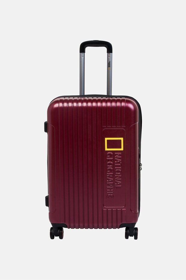 21 Inch Hardshell Check In Spinner Luggage, Burgundy