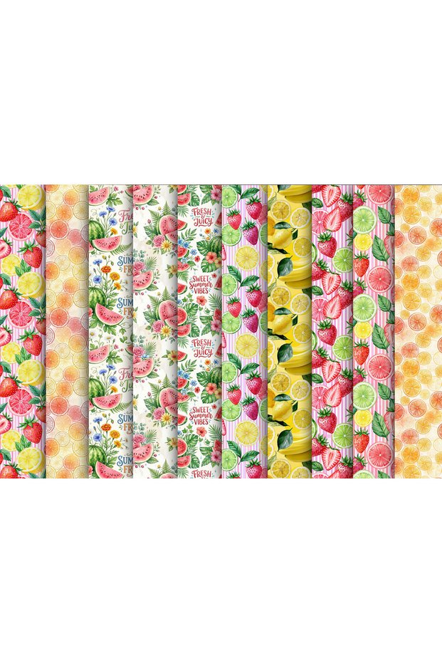 Gift Wrap Paper (35X50 cm 10 Pieces)