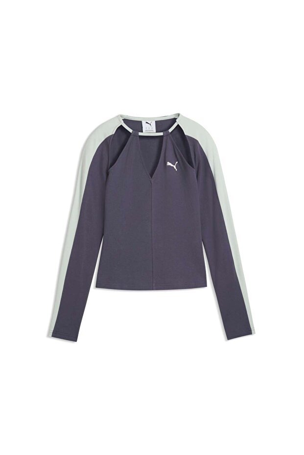 T7 Slim Cut-Out Women's Long Sleeve T-Shirt
