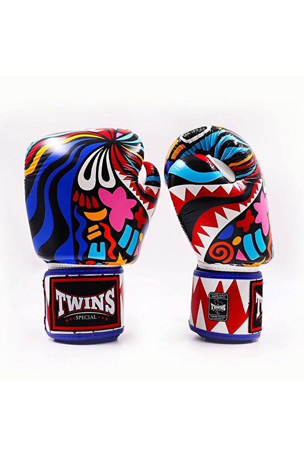 Fbgvl3-62 Abstract Boxing Gloves Leather Muay Thai Gloves