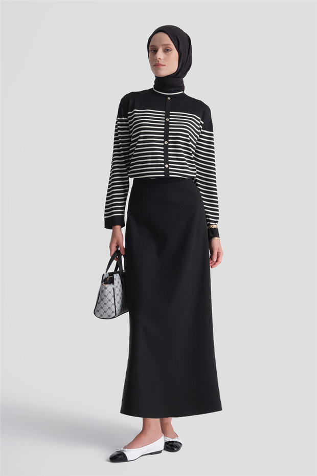 Basic Pencil Skirt Black