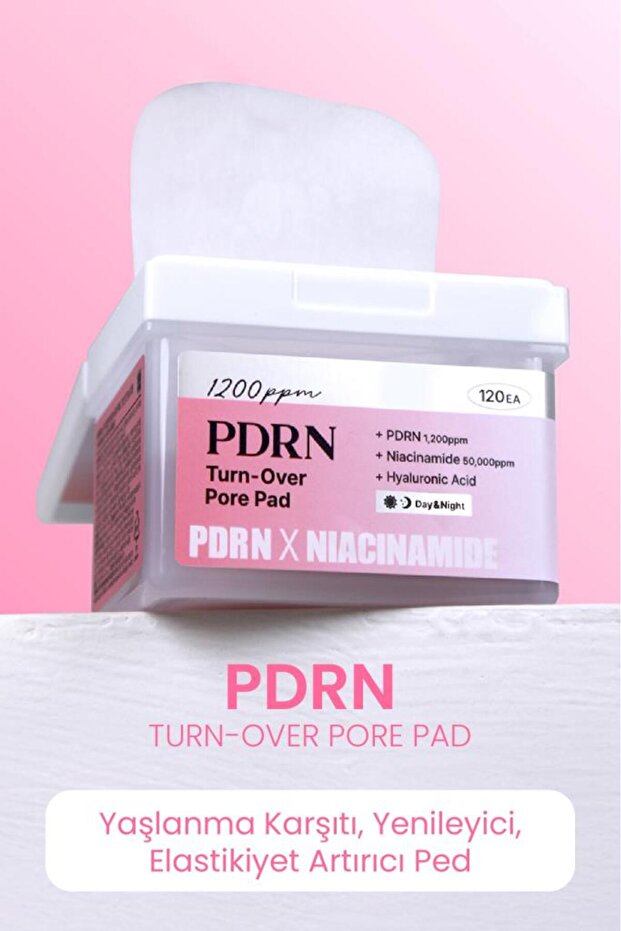 Pdrn Pore Tightening Moisturizing Skin Renewing Anti-Aging Salmon Dna Tonic Pad 120 Pieces
