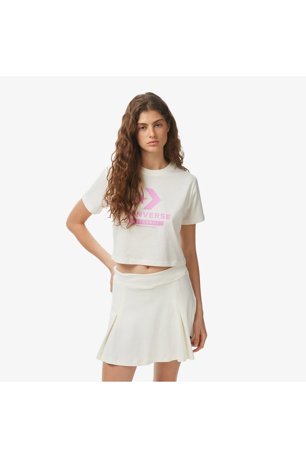 Kadın Krem T-Shirt
