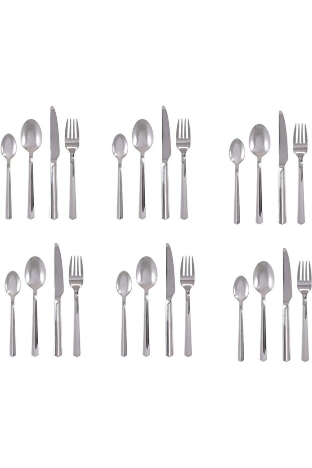 24-Piece Stainless Steel Cutlery Set With Stand WR7000-24
