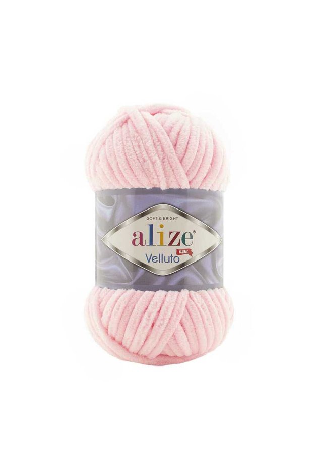 Alize Velluto 639 Powder Pink (5 Pcs)