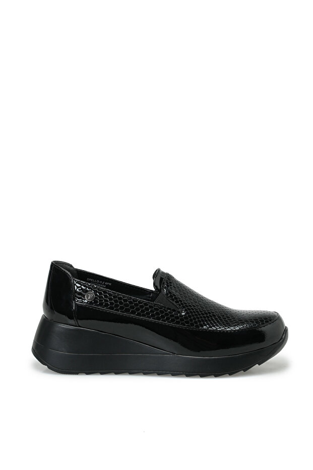 Spello-5.Z Black Women's Wedge Shoes