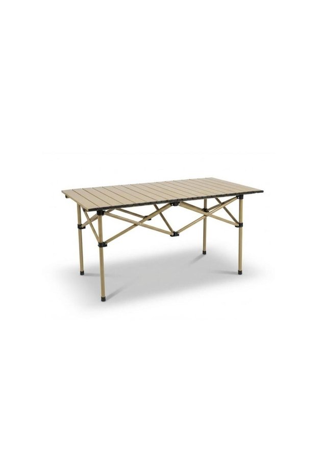 Portable Folding Camping Table 95×55×50cm, Outdoor Picnic Table with Aluminum Frame