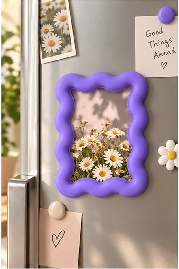 Dalgalı Çerçeve Magnet (1 Adet)