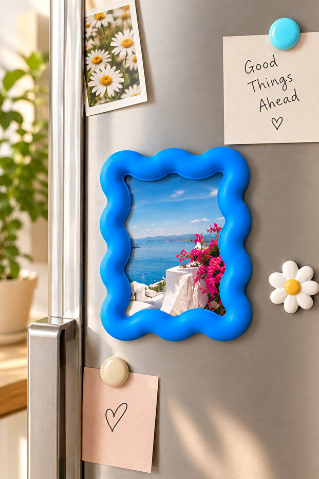 Dalgalı Çerçeve Magnet (1 Adet)