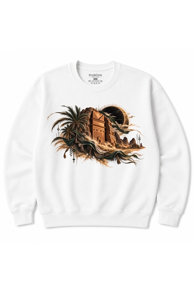 Desert Eclipse Nomad Legacy Arabian Graphic Sweatshirt
