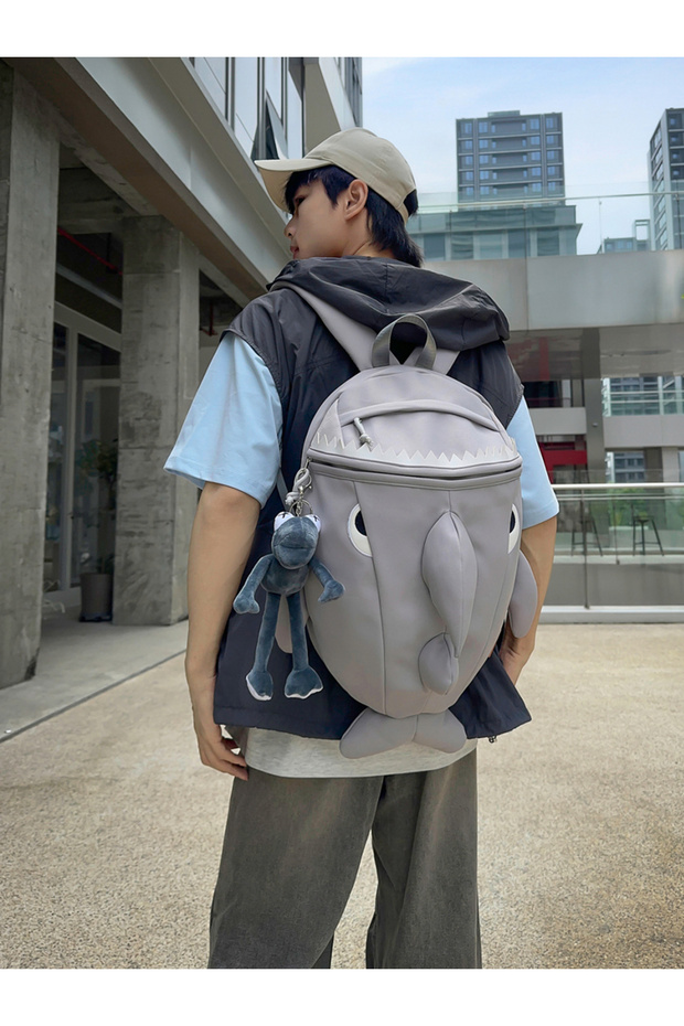 Grey Shark Backpack