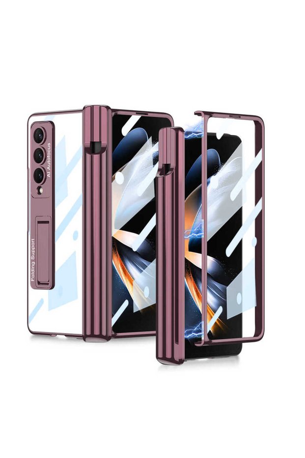حافظة Galaxy Z Fold 4 مع حامل قلم ومقصورة