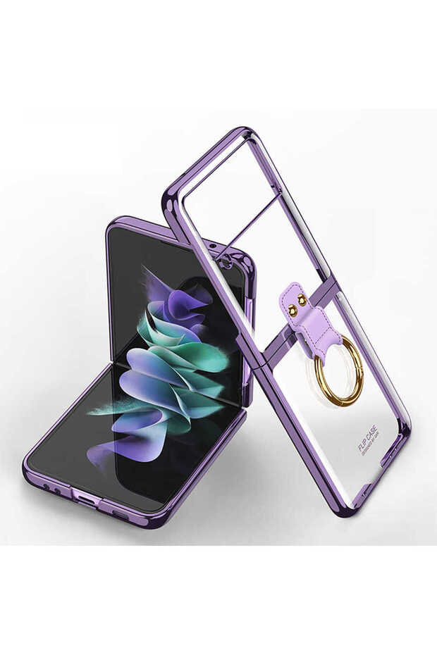 Galaxy Z Flip 3 Case Senk Ringed Kipta Case