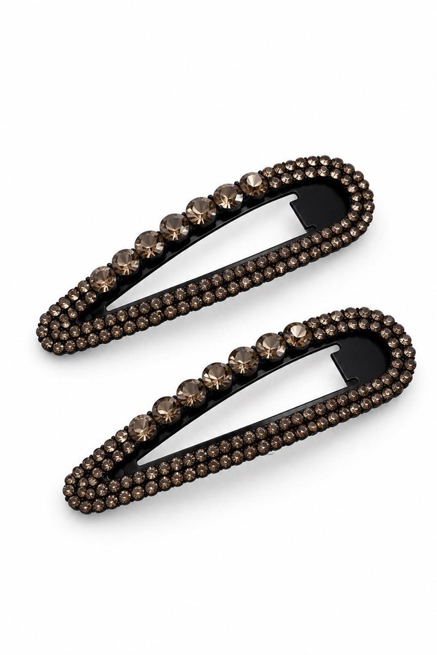 2 Asymmetrical Stone Side Buckles
