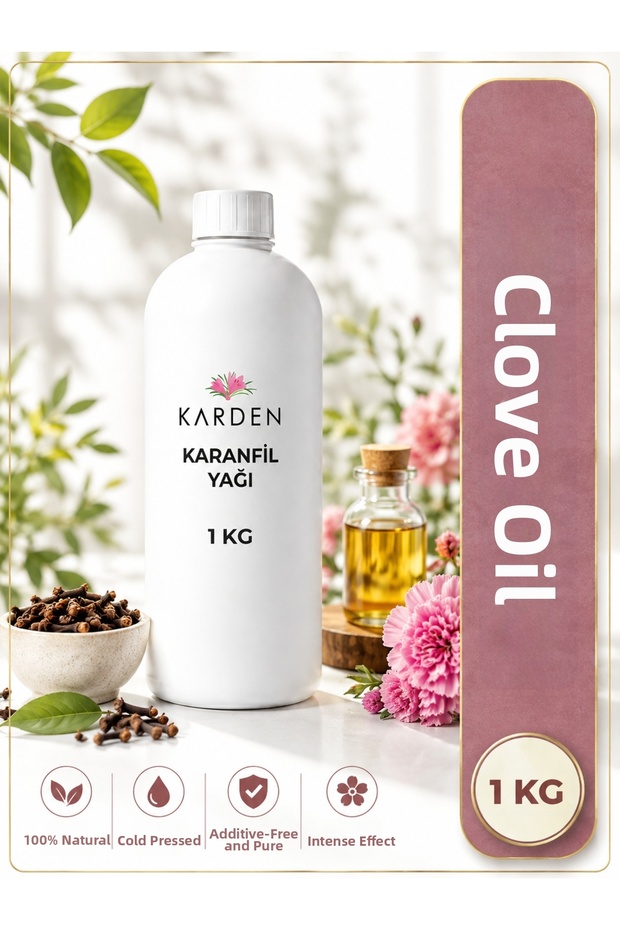 Clove Oil 1 kg | 100% Natural Pure Clove Oil | Aromatherapy and Personal Care