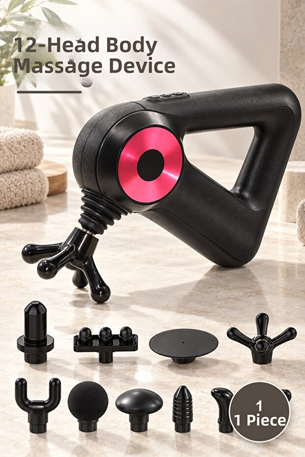 1 Massage Device – Body Massager with 12 Heads and Massage Device