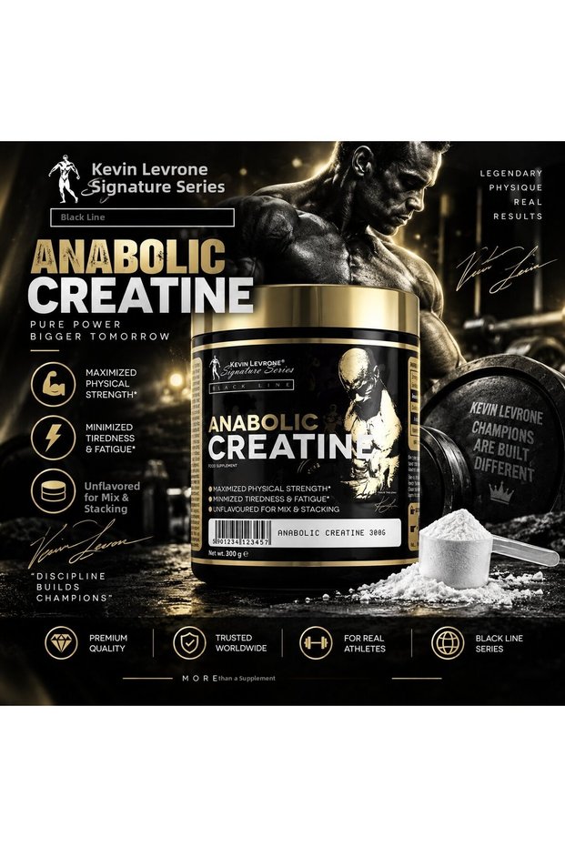 Black Line Creatine Monohydrate 300 Gr 60 Servings